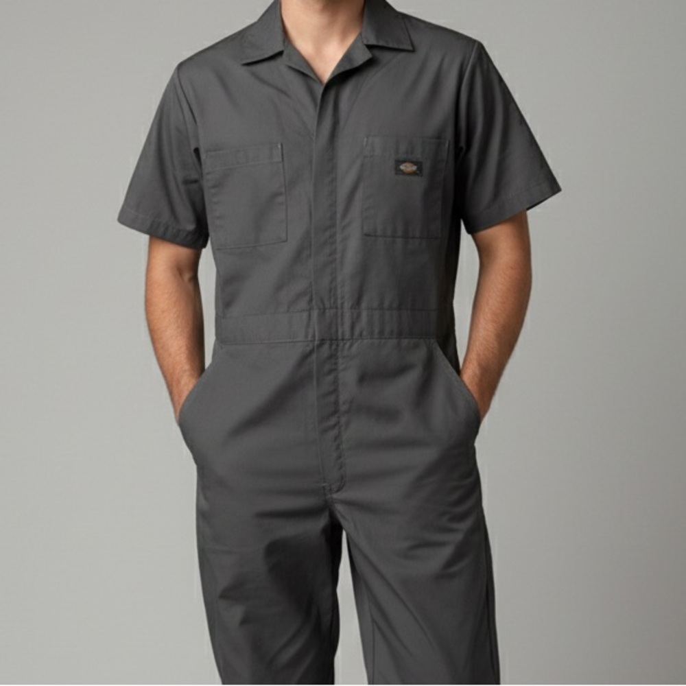 Dickies Charcoal Short Sleeve‎ Jumpsuit